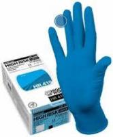 Перчатки виниловые S 100шт Heliomed Manual голубые (1/10) 