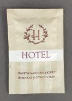 Шампунь+кондиционер в саше 10мл HOTEL Classic (500/1)