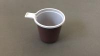 Чашка коричнево-белая 200мл  PP (50/1500)