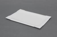 Тарелка картон прямоугольная 11х17 Белая (100/2000)