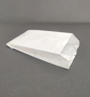 Пакет бумажный 90+40х205 для картофеля-фри белый V-дно (100/2000)